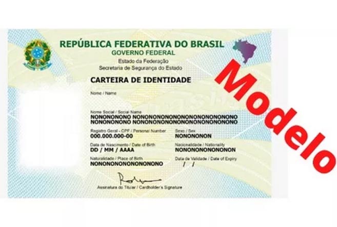 Nova carteira de identidade terá CPF como número único