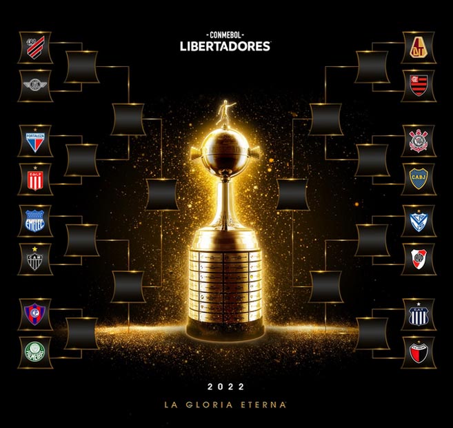 CONMEBOL Libertadores on X: 📌🏆 Tabela definida! Os jogos da