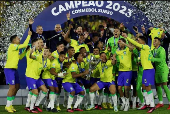 Brasil é campeão do Sul-Americano Sub-20 após 12 anos